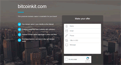 Desktop Screenshot of bitcoinkit.com